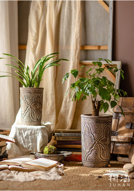 JUHAN Marzanna Vintage Crafted Breathable Flowerpot from JUHAN