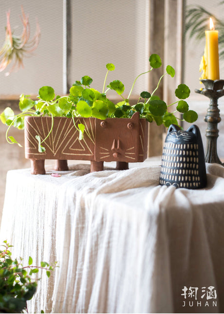 JUHAN Mirabel Artistic Floral Creative Storage Pot from JUHAN