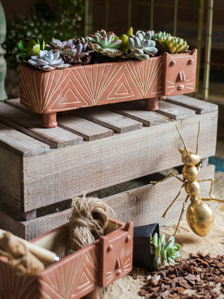 JUHAN Mirabel Artistic Floral Creative Storage Pot from JUHAN
