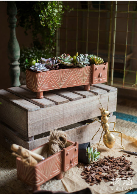 JUHAN Mirabel Artistic Floral Creative Storage Pot from JUHAN