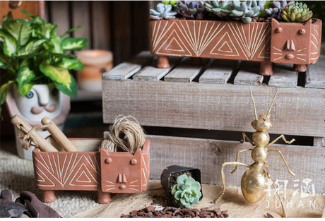 JUHAN Mirabel Artistic Floral Creative Storage Pot from JUHAN