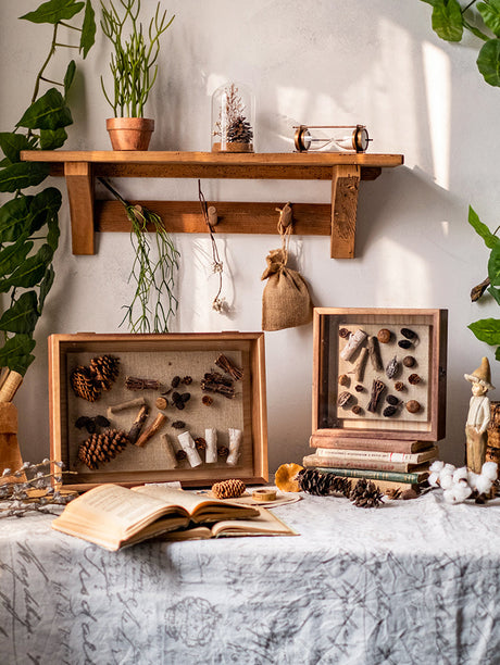 JUHAN Mireille Rustic Elegant Photo Frame Lamp Decor Storage System from JUHAN