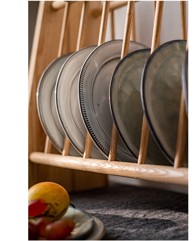 JUHAN Mistral Rustic Natural Wood Drying Rack Storage System Stand from JUHAN