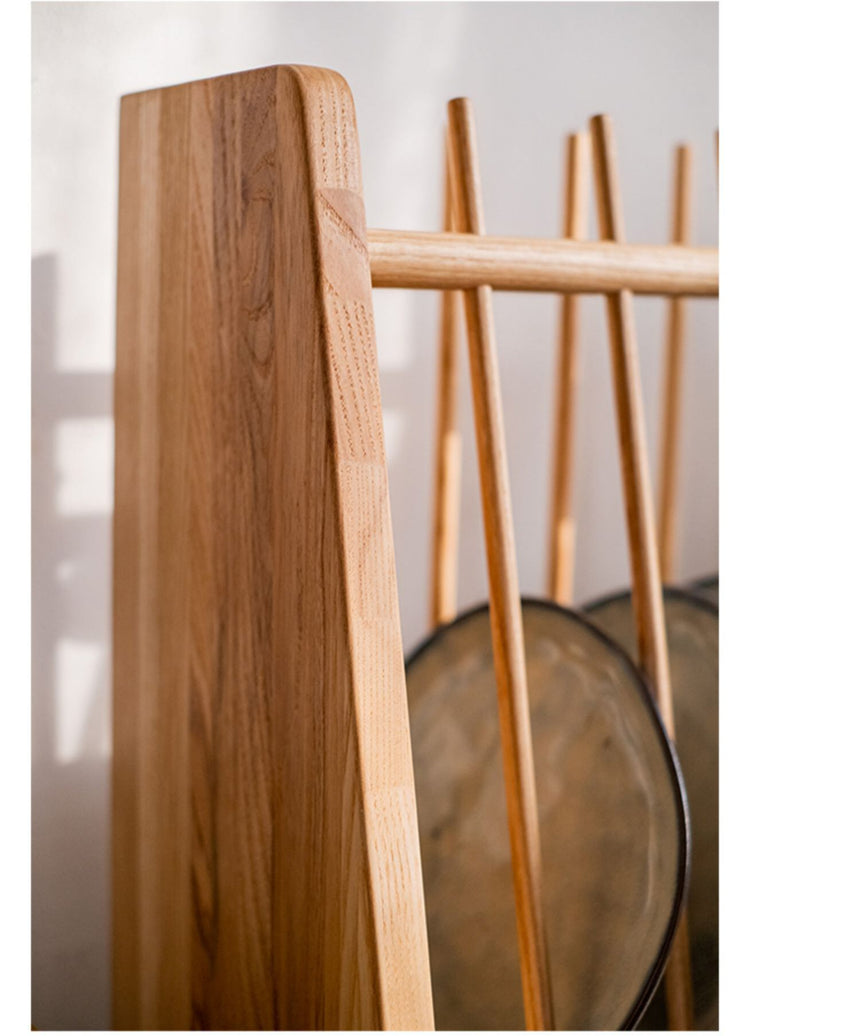 JUHAN Mistral Rustic Natural Wood Drying Rack Storage System Stand from JUHAN