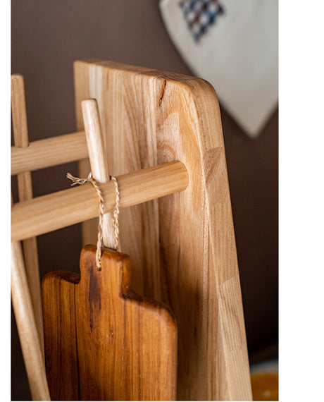 JUHAN Mistral Rustic Natural Wood Drying Rack Storage System Stand from JUHAN