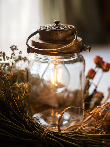 JUHAN Miwako Vintage Illuminated Table Lamp Decor from JUHAN