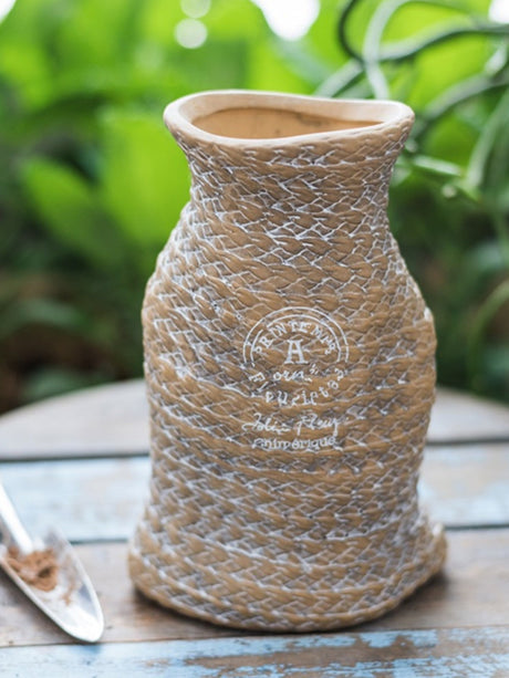 JUHAN Nizami Elegant Textured Flower Pot Cloth Bag from JUHAN