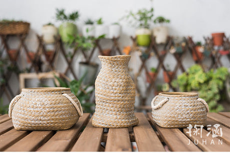 JUHAN Nizami Elegant Textured Flower Pot Cloth Bag from JUHAN