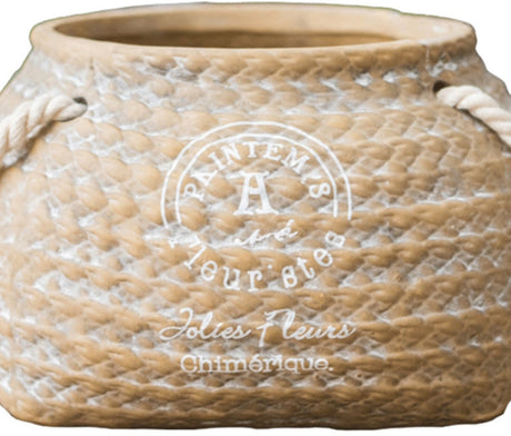 JUHAN Nizami Elegant Textured Flower Pot Cloth Bag from JUHAN