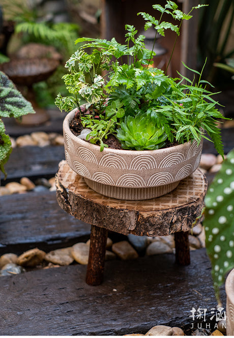 JUHAN Sakura Haruki Large Breathable Flowerpot from JUHAN