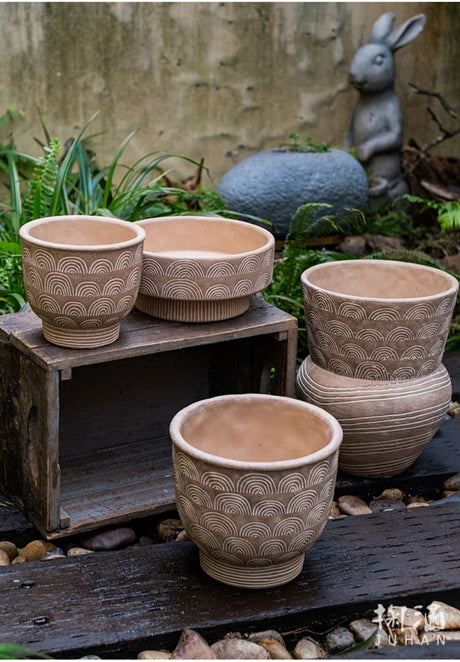 JUHAN Sakura Haruki Large Breathable Flowerpot from JUHAN
