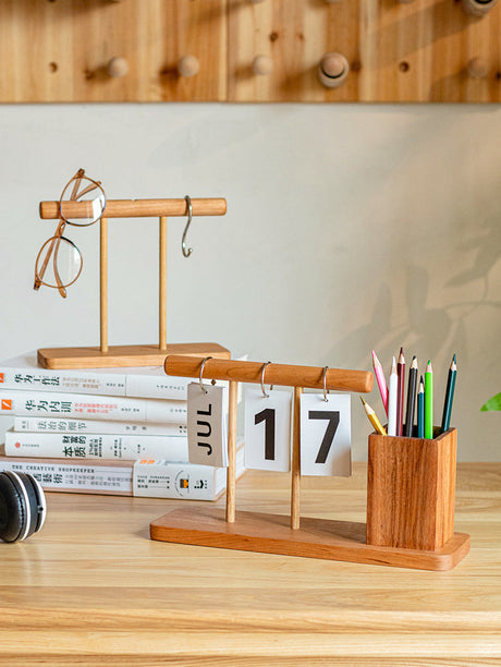 JUHAN Seraphina Elegant Wooden Calendar Desk Holder Luxury Decor from JUHAN