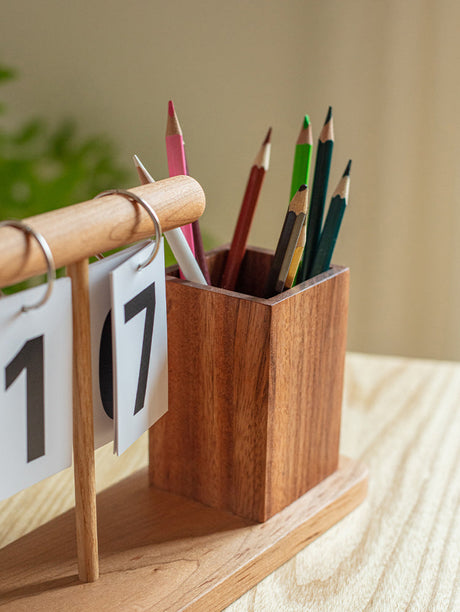 JUHAN Seraphina Elegant Wooden Calendar Desk Holder Luxury Decor from JUHAN
