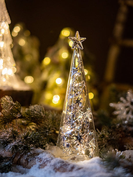 JUHAN Seraphina Festive Glowing Desktop Glass Tree from JUHAN