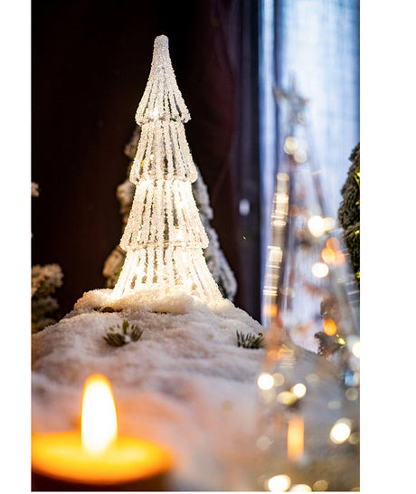 JUHAN Seraphina Festive Glowing Desktop Glass Tree from JUHAN
