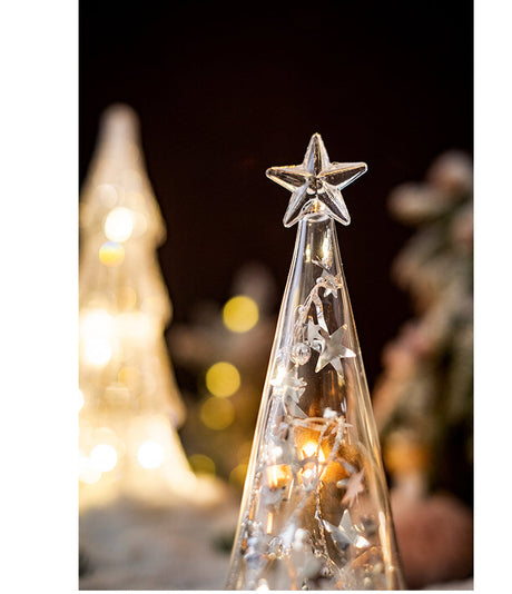 JUHAN Seraphina Festive Glowing Desktop Glass Tree from JUHAN