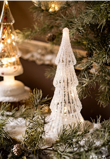 JUHAN Seraphina Festive Glowing Desktop Glass Tree from JUHAN