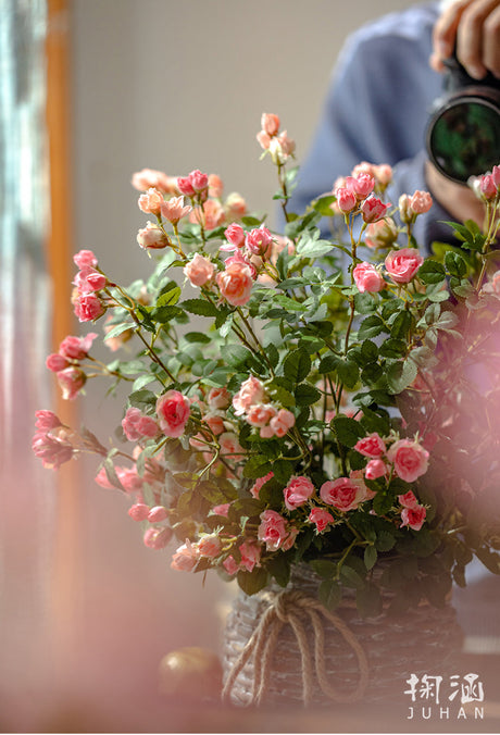 JUHAN Takara Elegant Multiheaded Faux Rose Bouquet from JUHAN