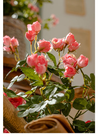JUHAN Takara Elegant Multiheaded Faux Rose Bouquet from JUHAN
