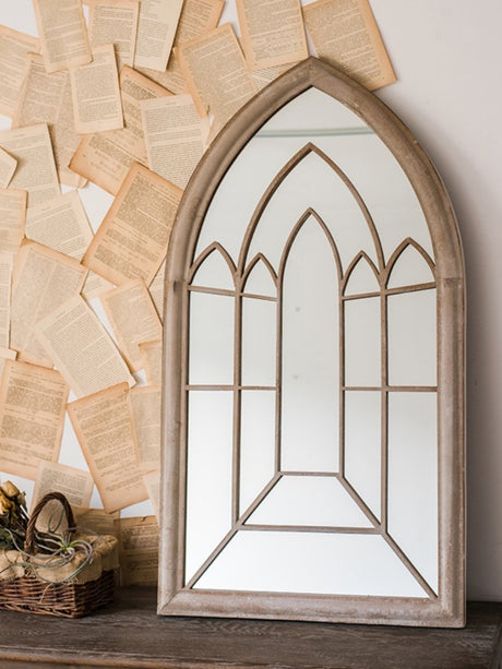 JUHAN Tamsin Elegant Vintage Floor Mirror from JUHAN
