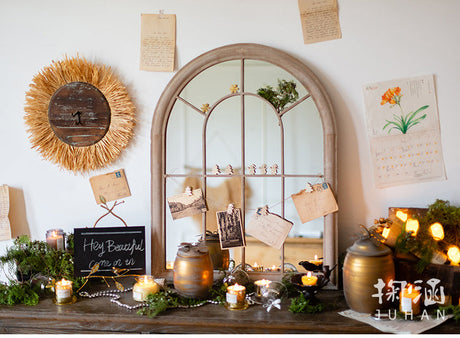 JUHAN Tamsin Elegant Vintage Floor Mirror from JUHAN