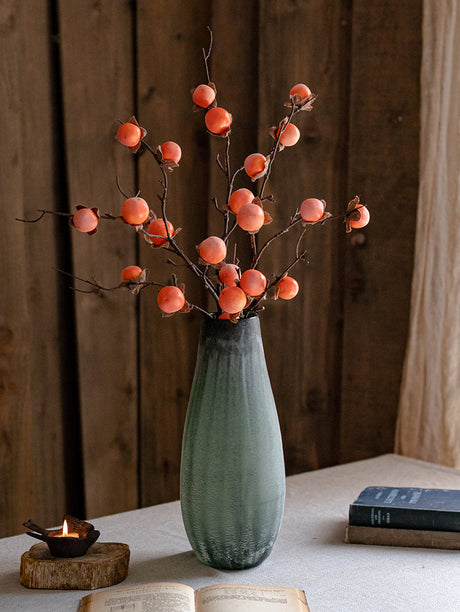 JUHAN Thalassa Lush Decorative Simulation Persimmon Branches from JUHAN