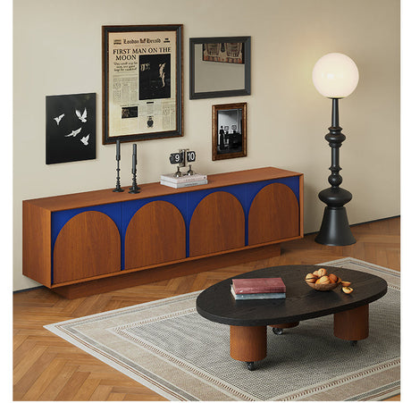 KOCU HOME Alessia Rustic Solid Wood TV Cabinet from KOCU HOME