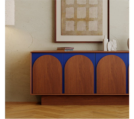 KOCU HOME Alessia Rustic Solid Wood TV Cabinet from KOCU HOME