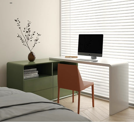 KOCU HOME Elowen Modern Retractable Corner Study Desk from KOCU HOME