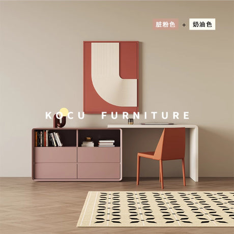 KOCU HOME Elowen Modern Retractable Corner Study Desk from KOCU HOME
