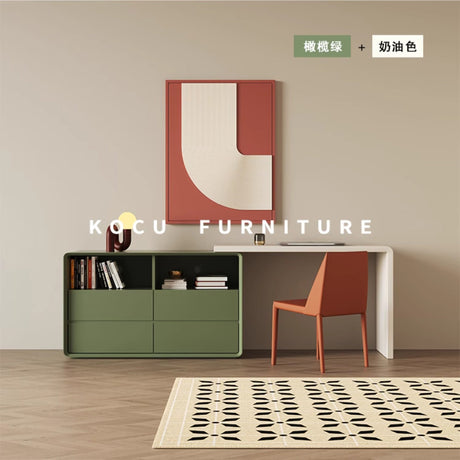 KOCU HOME Elowen Modern Retractable Corner Study Desk from KOCU HOME