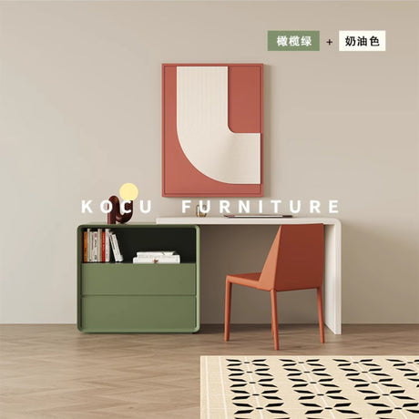 KOCU HOME Elowen Modern Retractable Corner Study Desk from KOCU HOME
