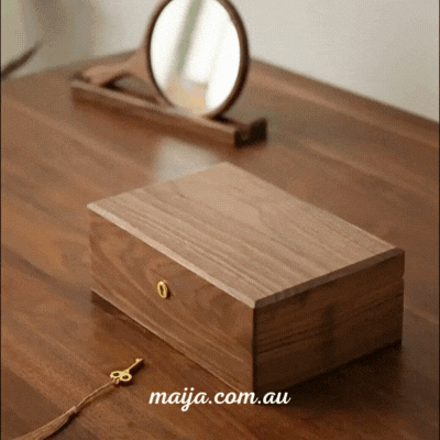 KIMACHI Retro Wooden Cosmetic Box from KIMACHI