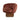 SAVALLE Swivel Fabric Armchair with Wooden Base