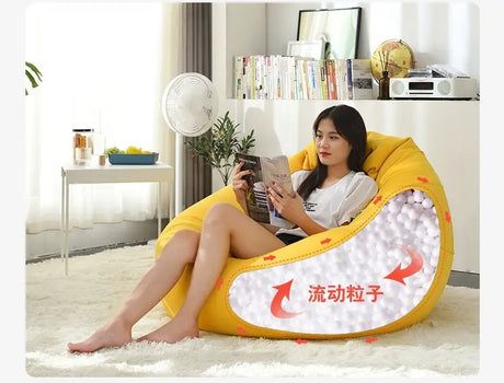 LEDONG Araceli Cozy Tatami Bean Bag Lounge Chair from LEDONG