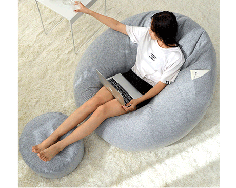 LEDONG Araceli Cozy Tatami Bean Bag Lounge Chair from LEDONG