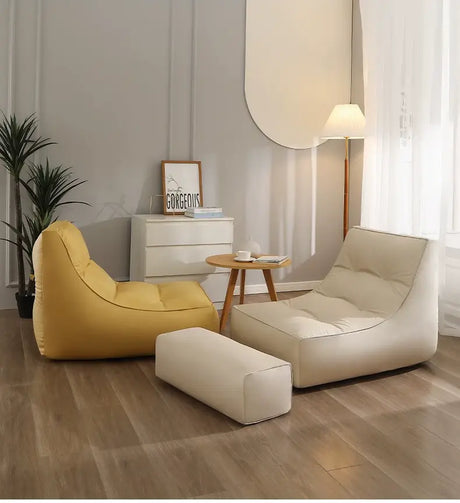 LEDONG Haruka Plush Adjustable Recliner Bean Bag Sofa from LEDONG