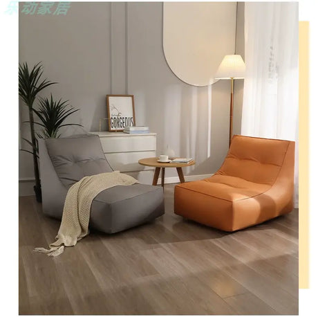 LEDONG Haruka Plush Adjustable Recliner Bean Bag Sofa from LEDONG