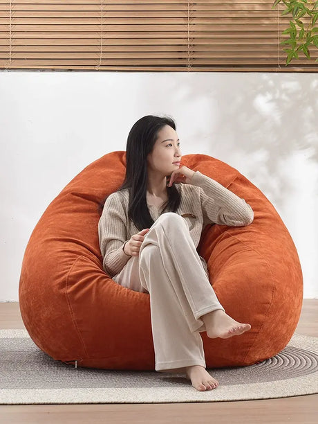LEDONG Marcellus Cozy Suede Leisure Beanbag Chair from LEDONG