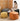 LEDONG Santiago Cozy Scratch-Resistant Leather Cube Stool from LEDONG