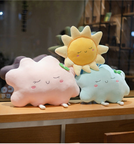 LITTLE DOVE Elowen Cozy Solar-Powered Plush Sofa Pillow from LITTLE DOVE