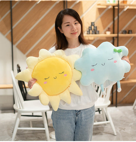 LITTLE DOVE Elowen Cozy Solar-Powered Plush Sofa Pillow from LITTLE DOVE