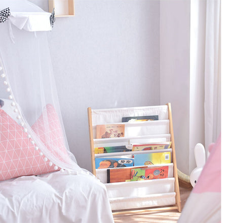 LITTLE DOVE Isolde Charming Natural Wood Bookshelf Storage System from LITTLE DOVE