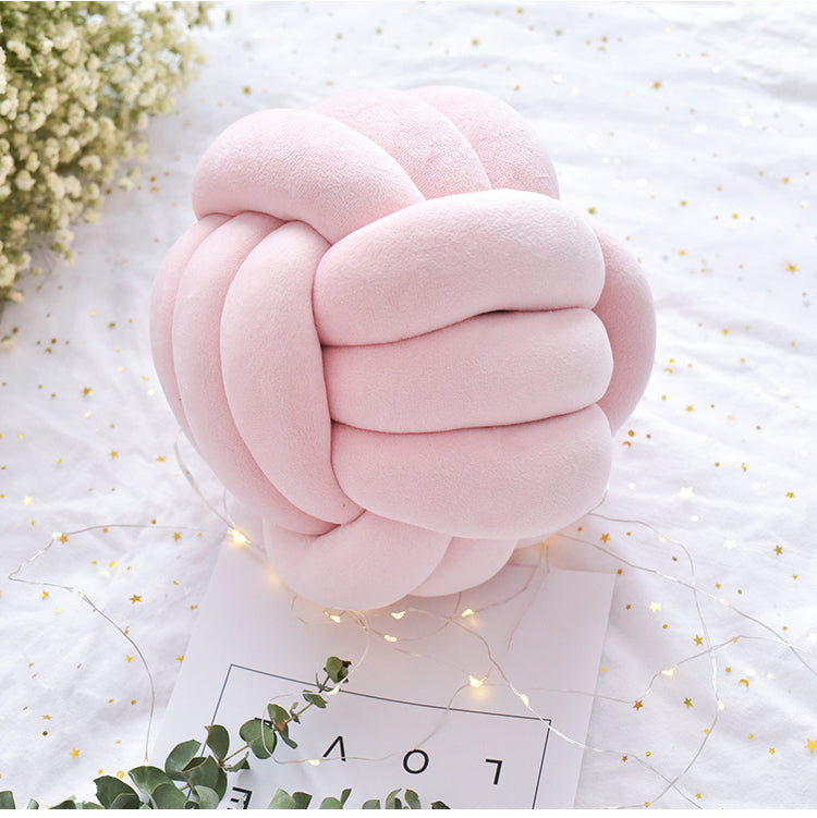 LITTLE DOVE Marisol Playful Cozy Round Pillow Decor from LITTLE DOVE