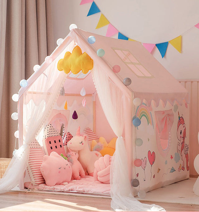 LITTLE DOVE Santiago Enchanted Indoor Castle Tent Playhouse from LITTLE DOVE