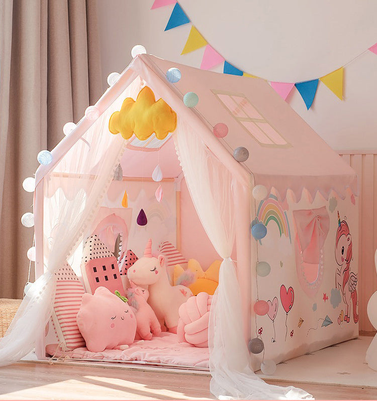 LITTLE DOVE Santiago Enchanted Indoor Castle Tent Playhouse from LITTLE DOVE