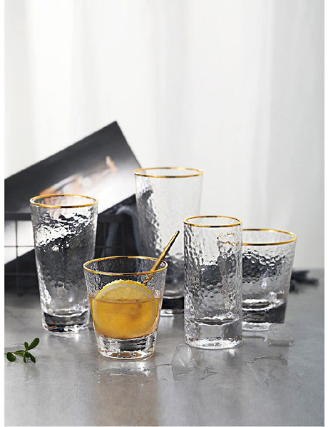 LIVETAI Adriano Elegant Golden Border Glass Cup from LIVETAI