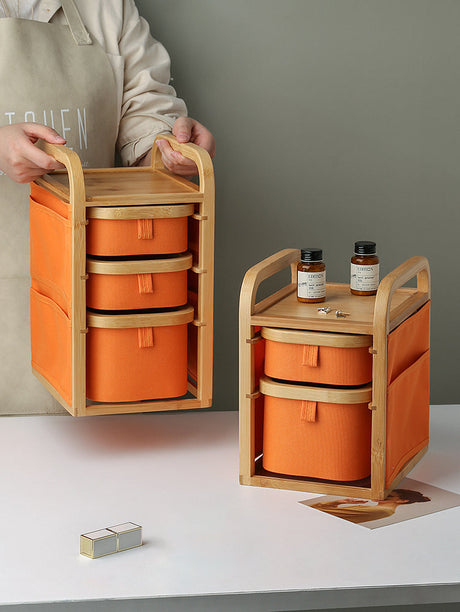 LIVETAI Alhambra Double-Layer Cosmetic Storage Box. from LIVETAI