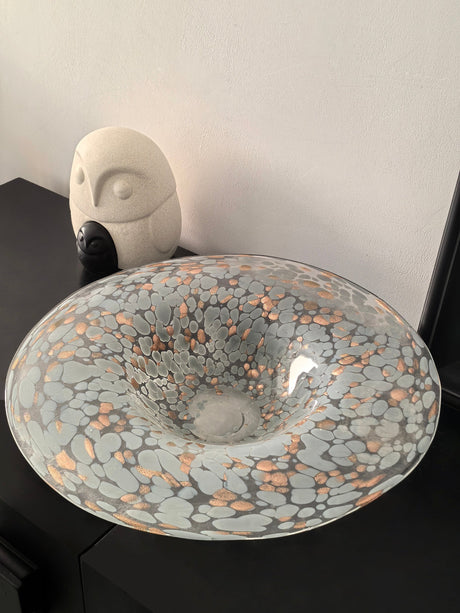 LIVETAI Alhambra Elegant Glass Decorative Fruit Plate from LIVETAI
