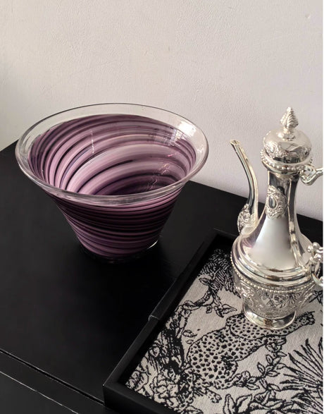LIVETAI Alhambra Elegant Glass Decorative Fruit Plate from LIVETAI